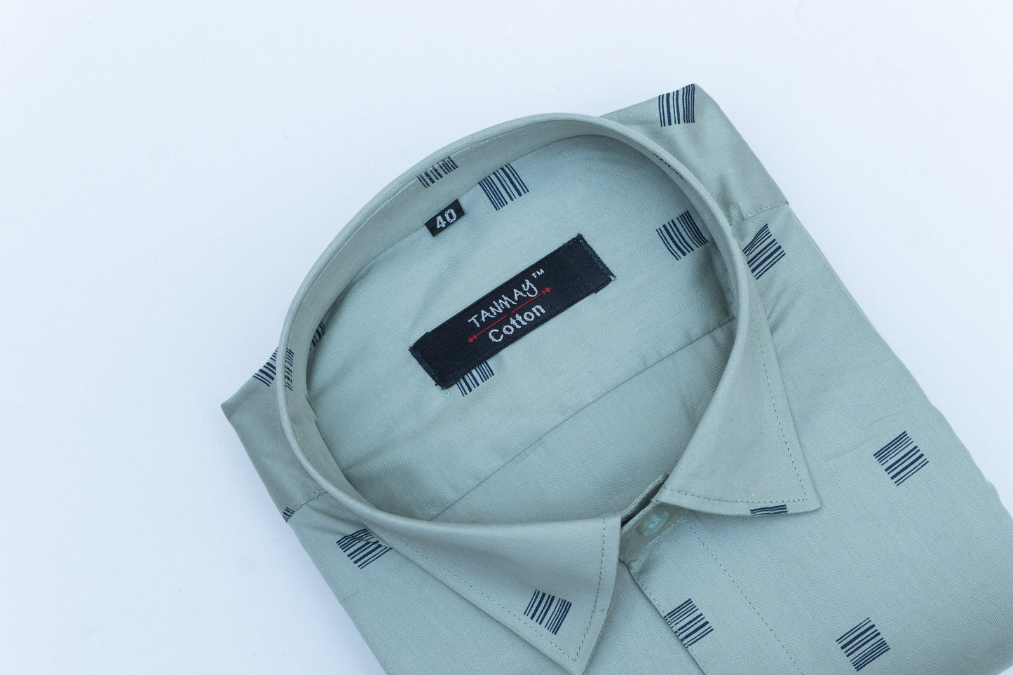 Gray Color Printed Shirt For Men's