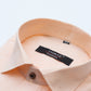 Cotton Tanmay Light Cream Color Linen Fill Formal Cotton Shirt For Men's